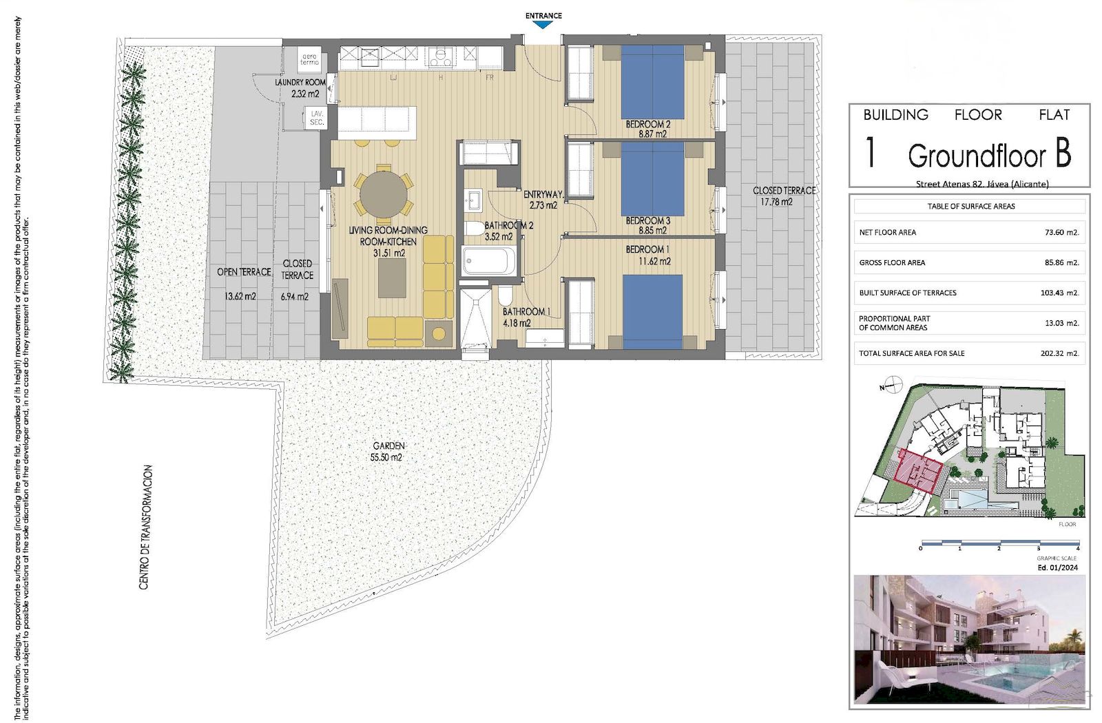 Appartement à vendre à Cala Blanca - Javea