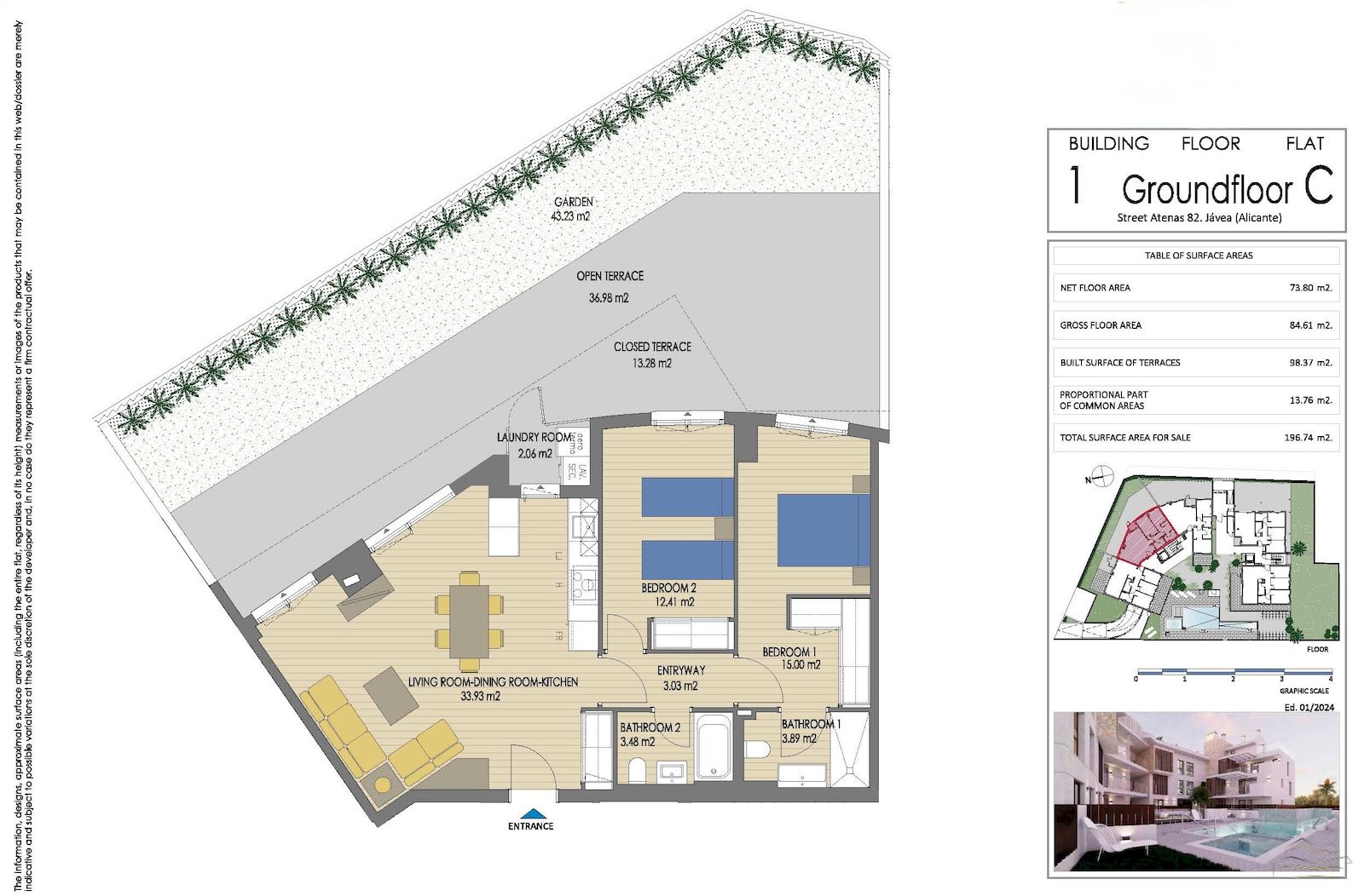 Appartement à vendre à Cala Blanca - Javea