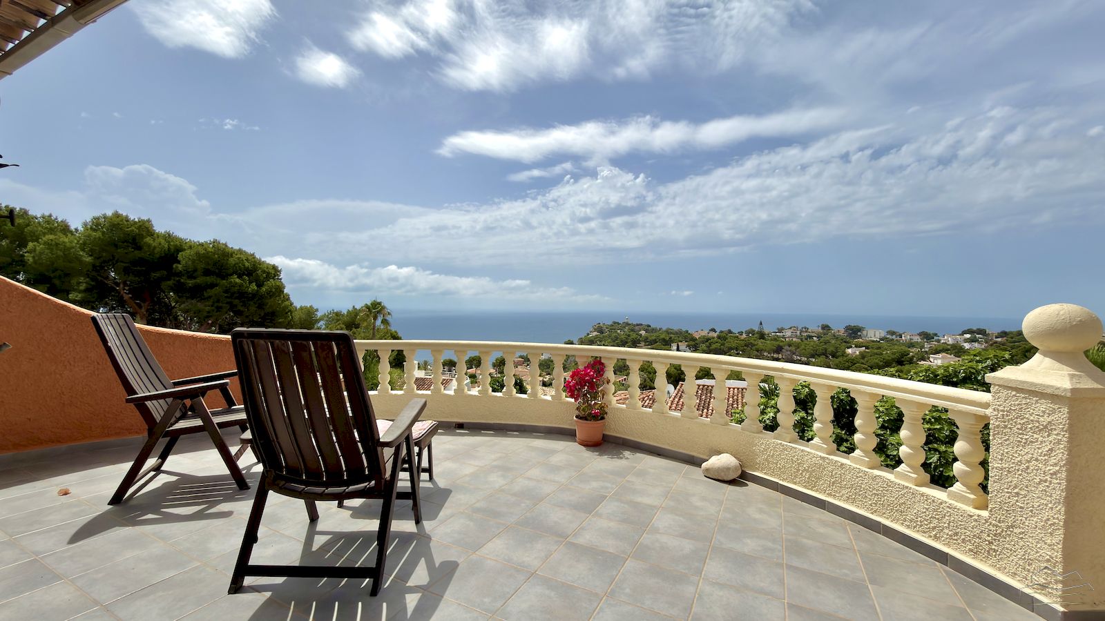 Villa à vendre avec des vues imprenables sur la mer - Balcon sur la mer - Javea