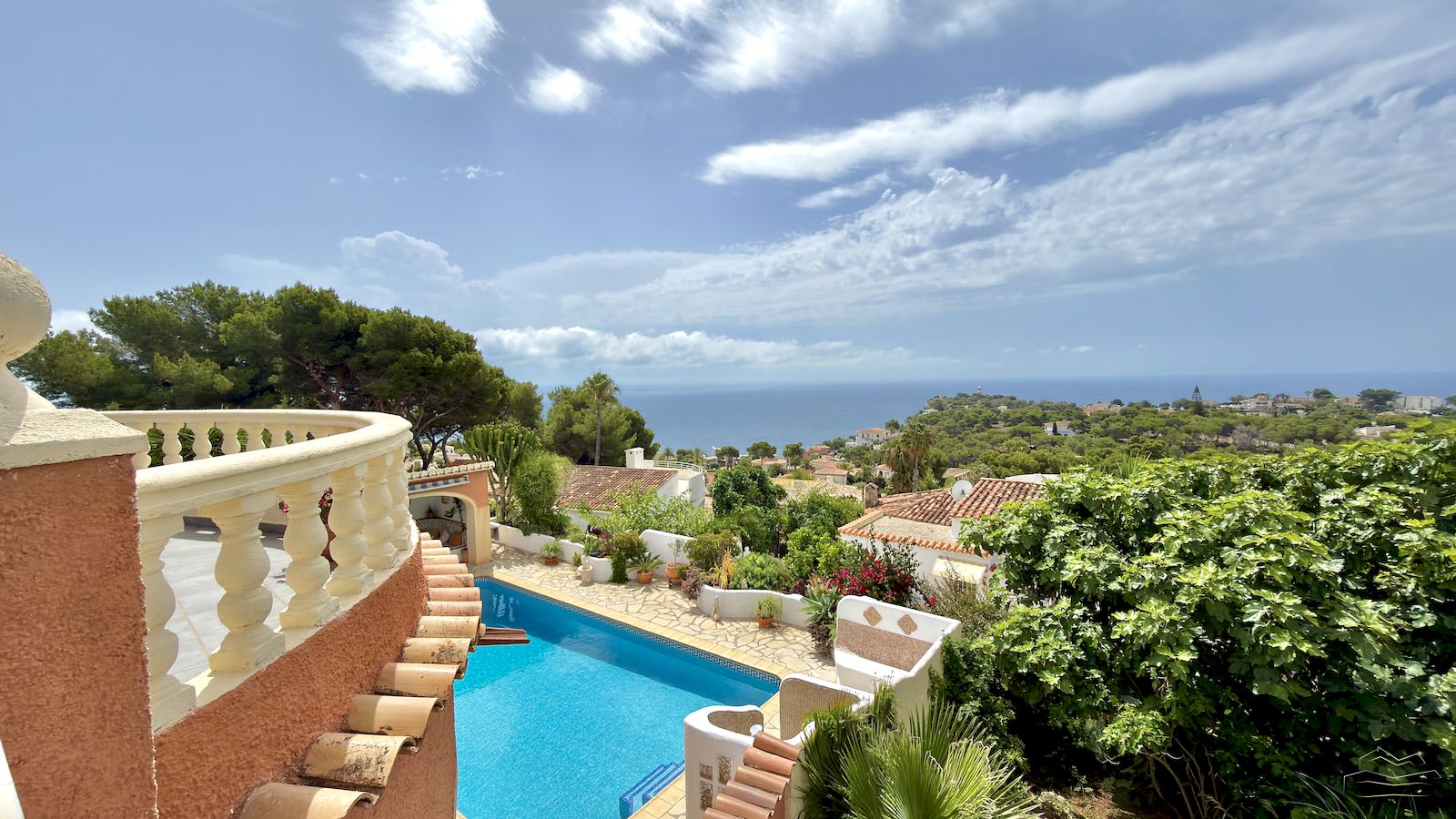 Villa à vendre avec des vues imprenables sur la mer - Balcon sur la mer - Javea