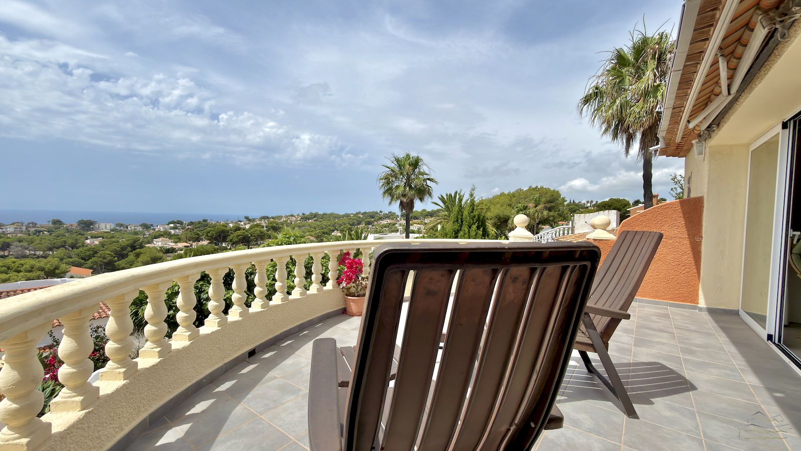 Villa à vendre avec des vues imprenables sur la mer - Balcon sur la mer - Javea