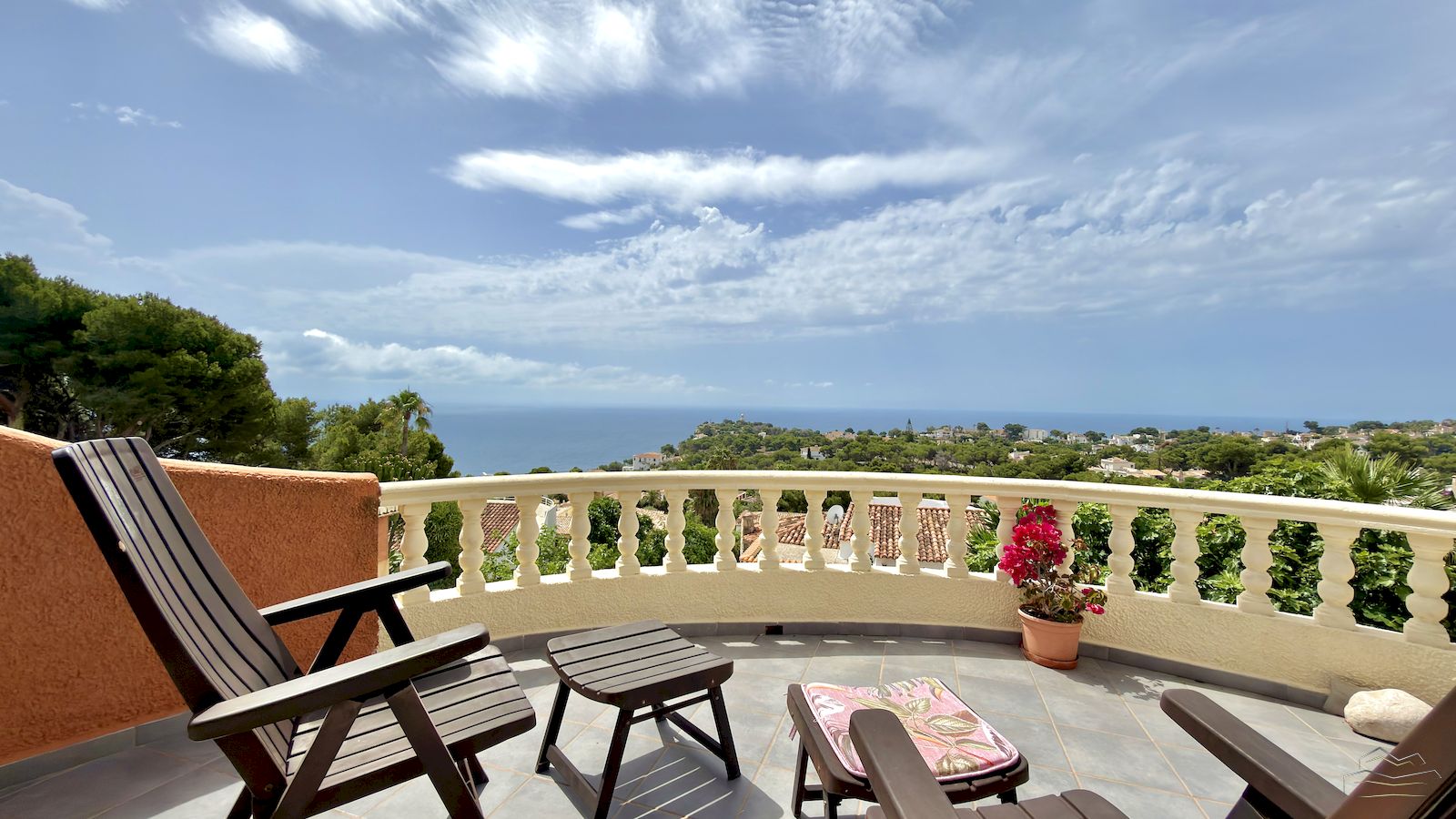 Villa à vendre avec des vues imprenables sur la mer - Balcon sur la mer - Javea