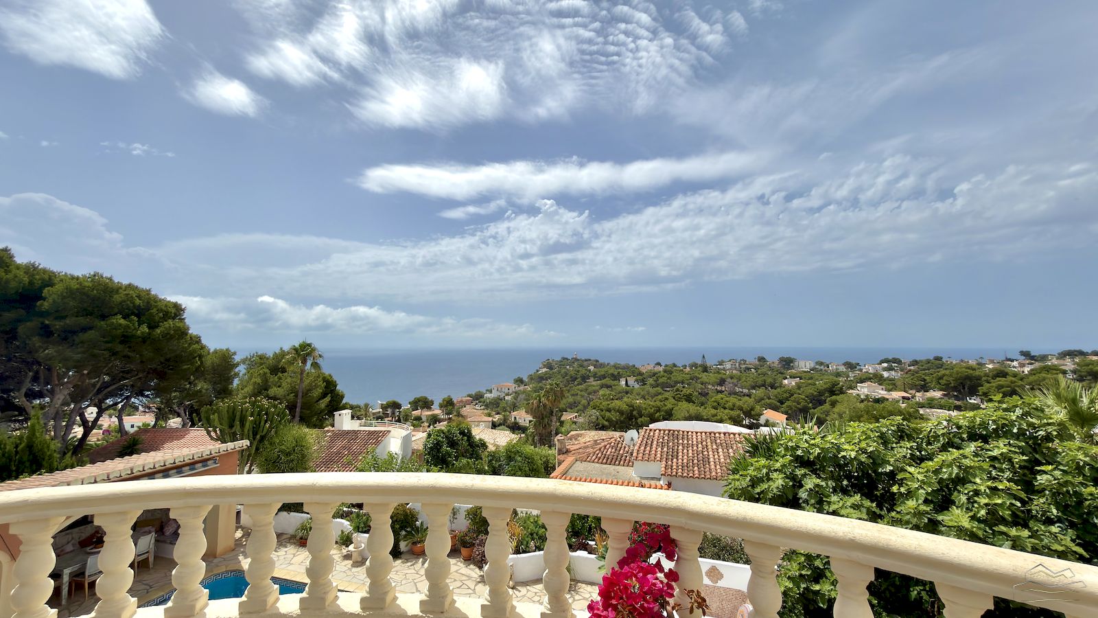 Villa à vendre avec des vues imprenables sur la mer - Balcon sur la mer - Javea
