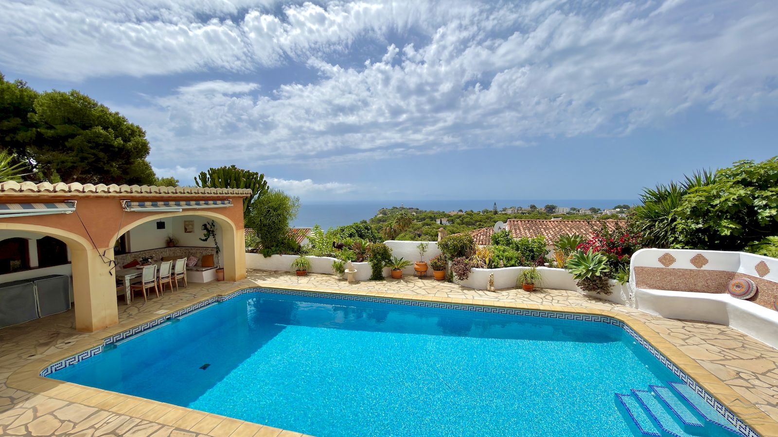 Villa à vendre avec des vues imprenables sur la mer - Balcon sur la mer - Javea