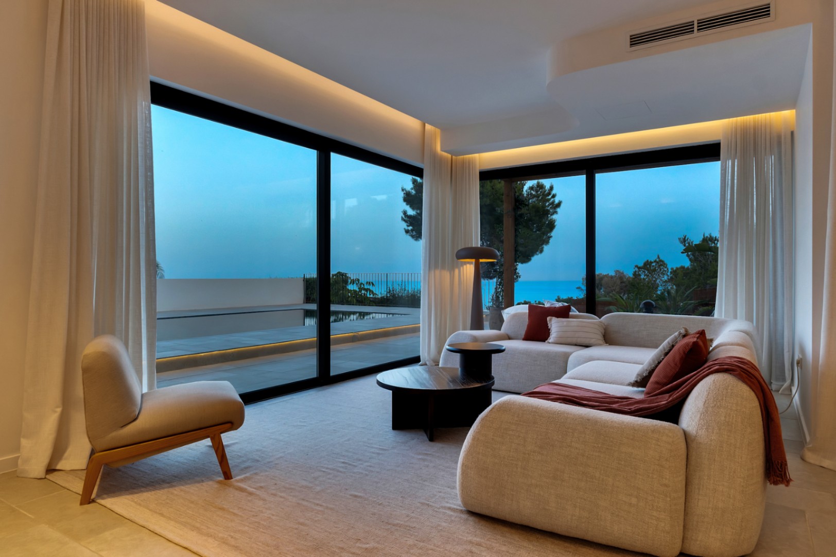 Villa moderne à vendre avec vue sur la mer à Balcon al Mar, Javea/Xabia.