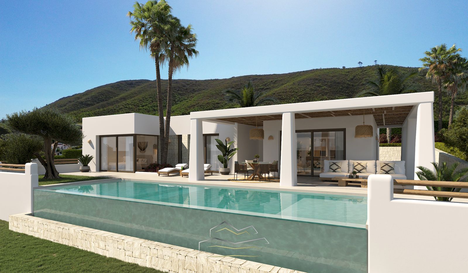 Villa de style Ibiza à vendre à Javea