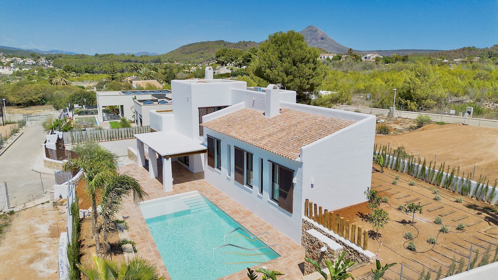 Villa de style Ibiza à vendre à Javea