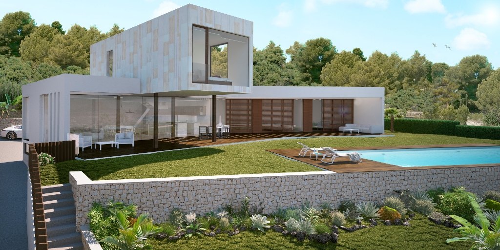 Villa moderne à vendre Projet avec Vue Mer - Javea