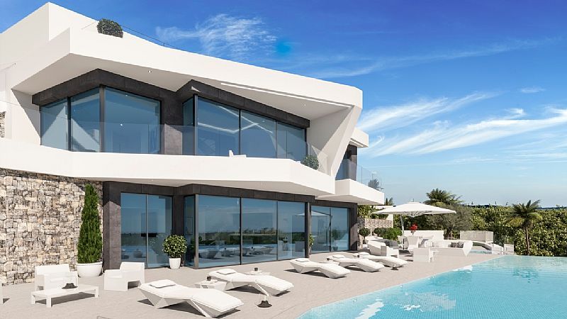 Nouvelle villa de construction à vendre à Raco de Galeno avec vue sur la mer - Benissa Costa