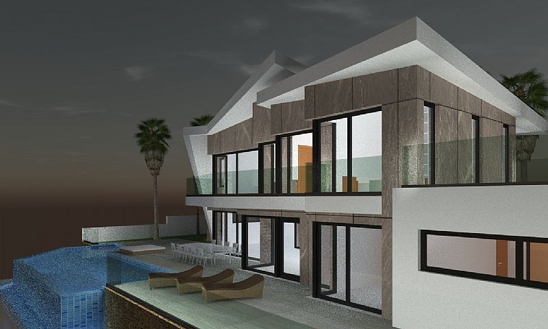 Villa moderne de construction avec vue sur la mer à vendre à Maryvilla - Calpe