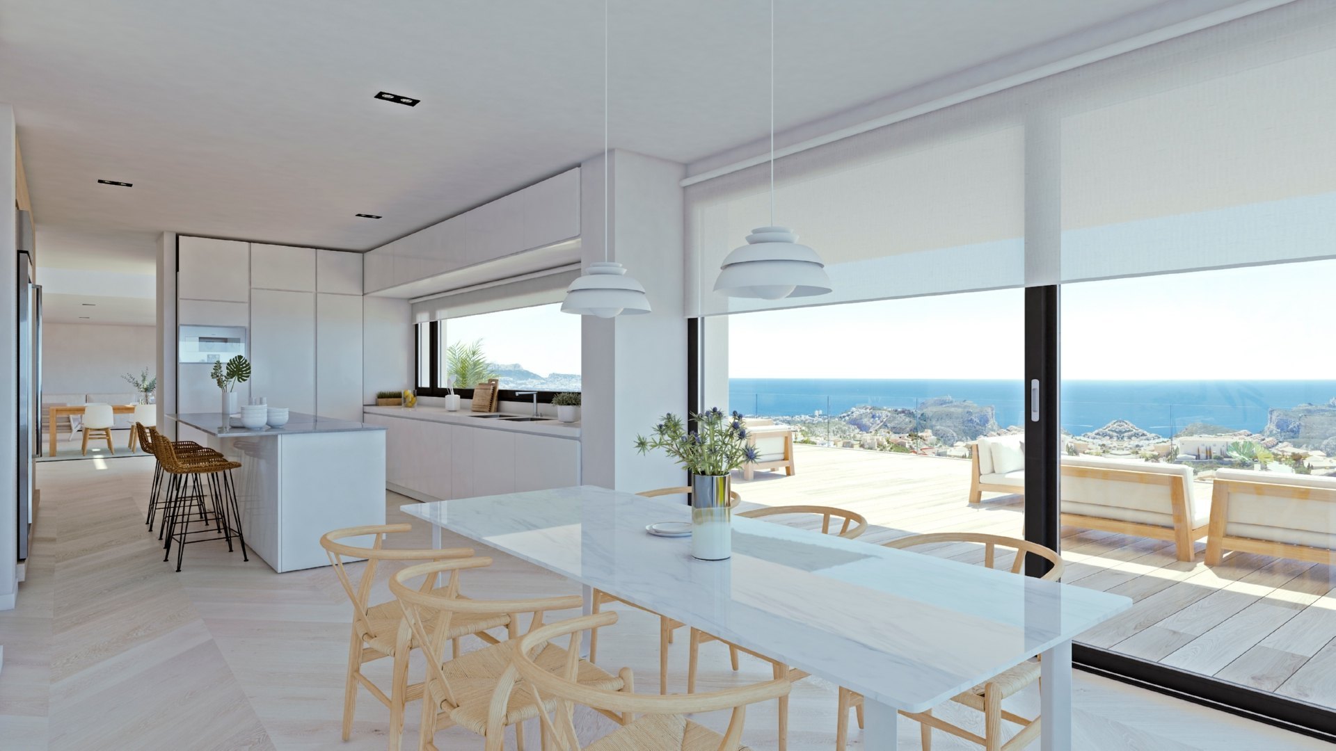 Villa de luxe moderne à vendre à Residencial Jazmines Cumbre del Sol - Costa Blanca