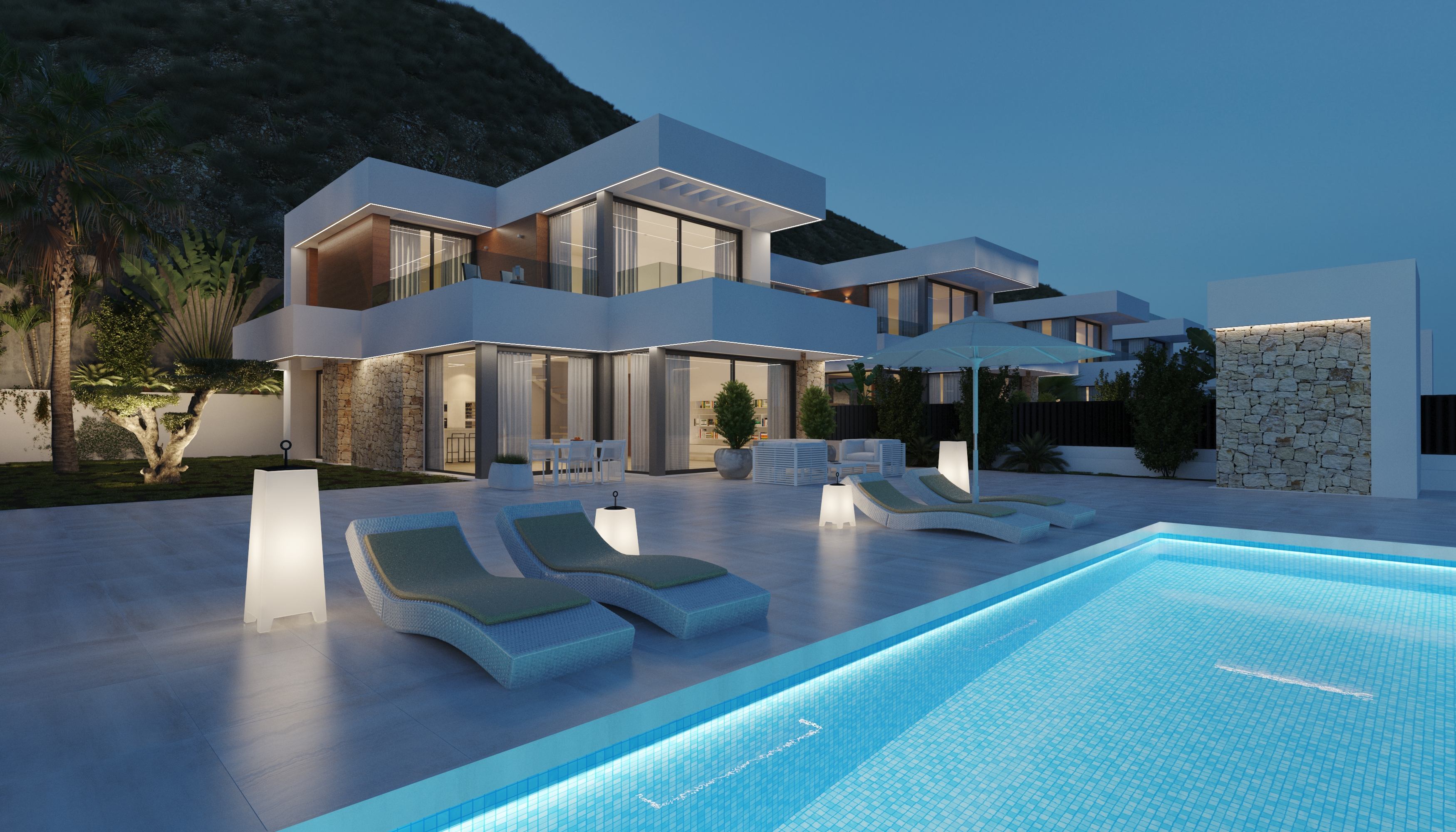 Villa de luxe de style moderne à vendre en Sierra Cortina - Benidorm