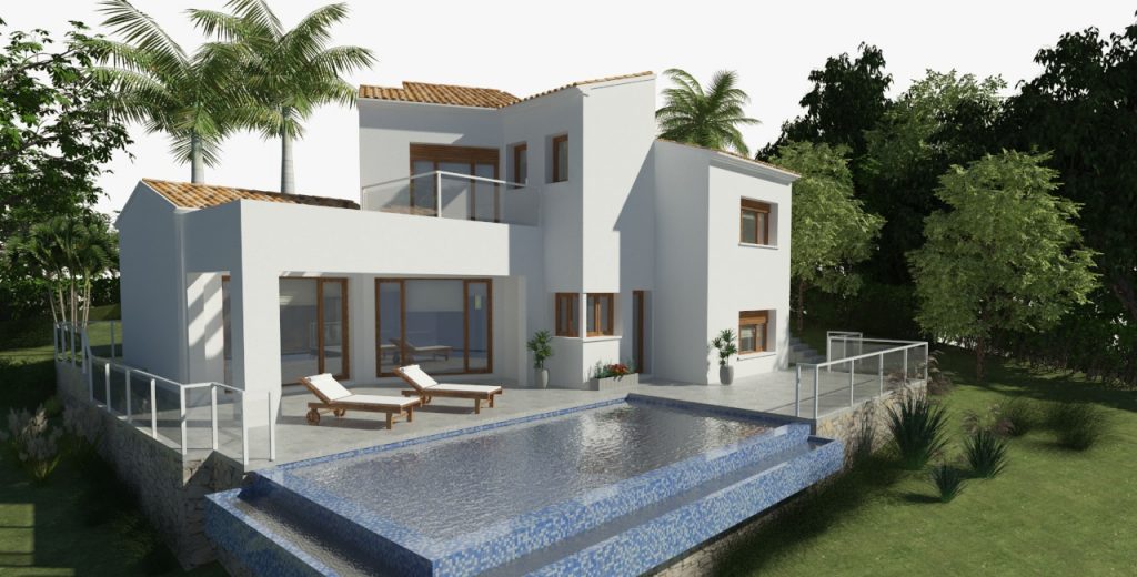 Villa Moderne avec Vue sur la Mer à Vendre à Balcon al Mar - Costa Blanca