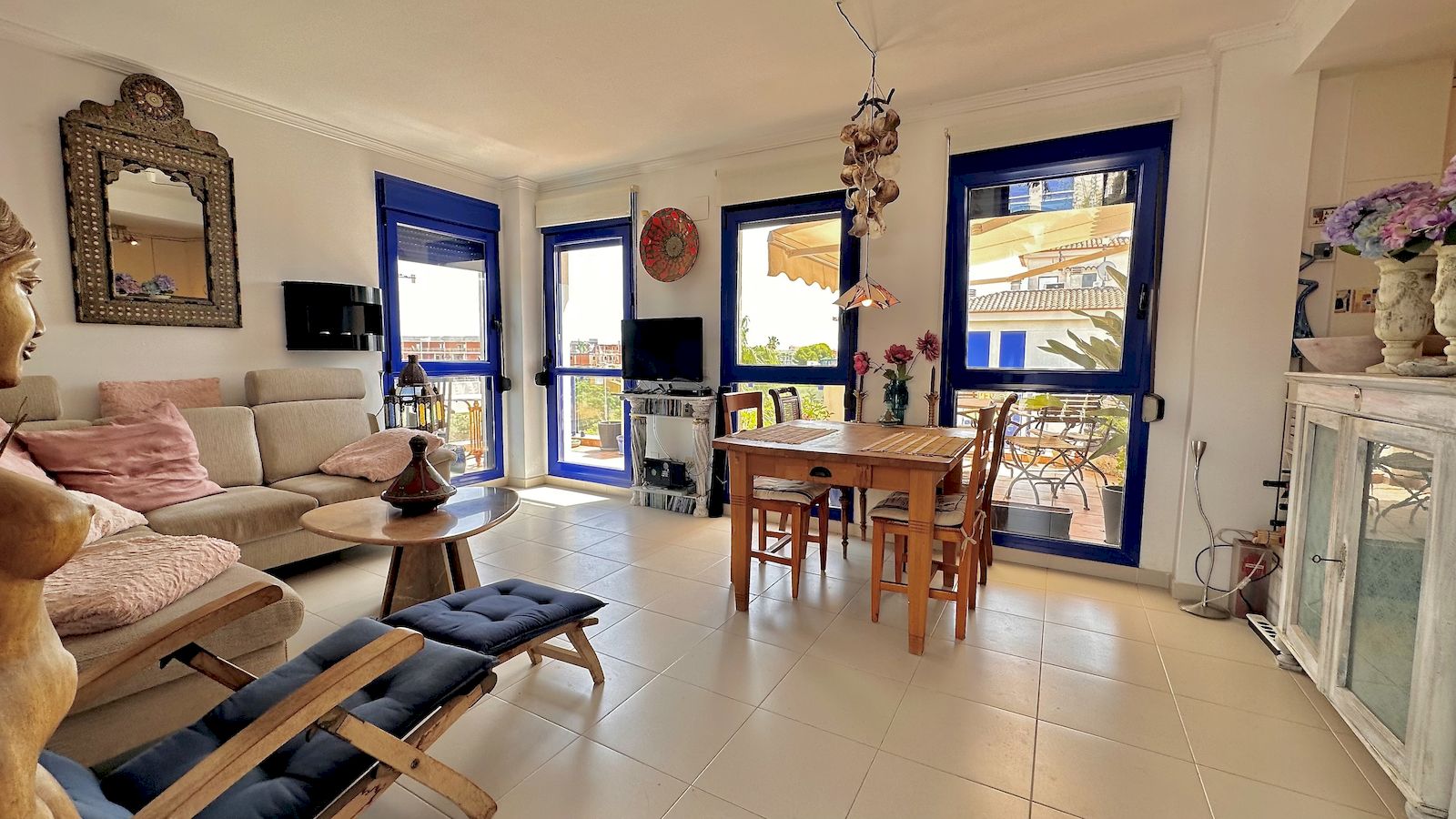 Appartement penthouse à vendre avec vue sur la mer à Devesses - Denia